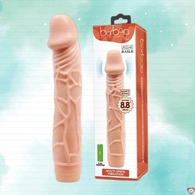Dương vật giả hàng khủng có rung Barbara 8.8 inch