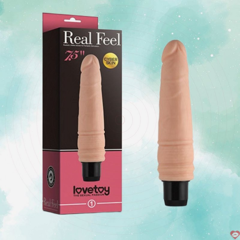 Dương vật giả Lovetoy Real Feel- mềm mịn như thật  rung kích thích