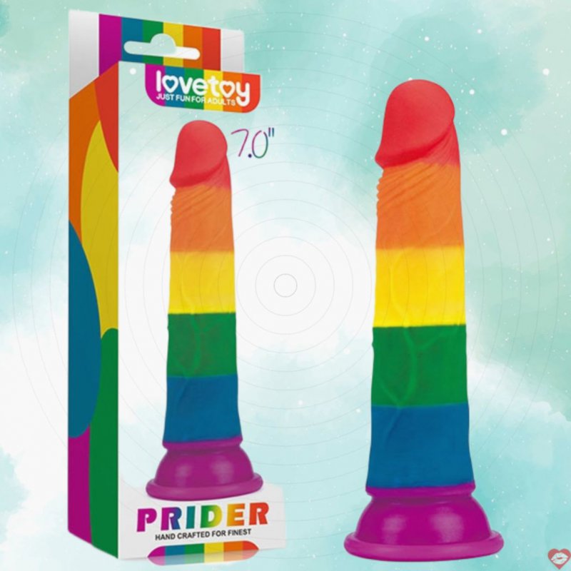 Dương vật giả đa sắc Lovetoy Prider 7