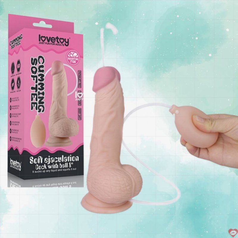 Dương vật giả bắn tinh như thật Lovetoy Cumming
