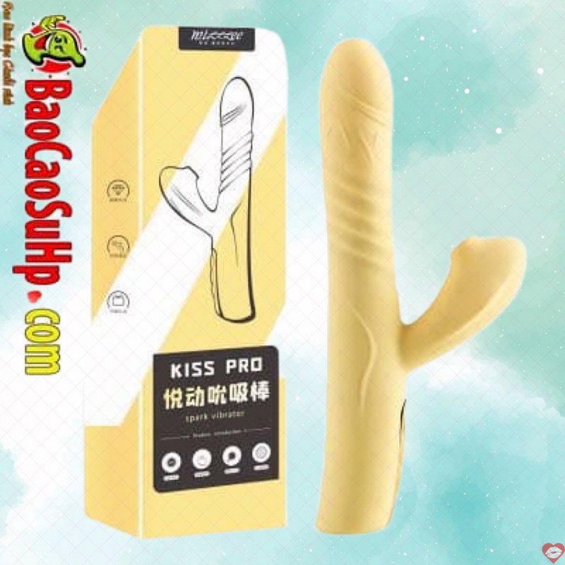 Dương vật giả cao cấp KissPro Mizzzee rung thụt hút 2020