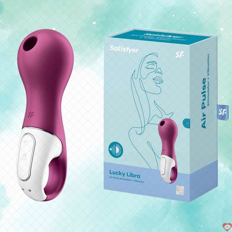Sextoys máy rung hút 2in1 USA cao cấp Satisfyer – Lucky Libra Air Pulse Air Clitoral Stimulator