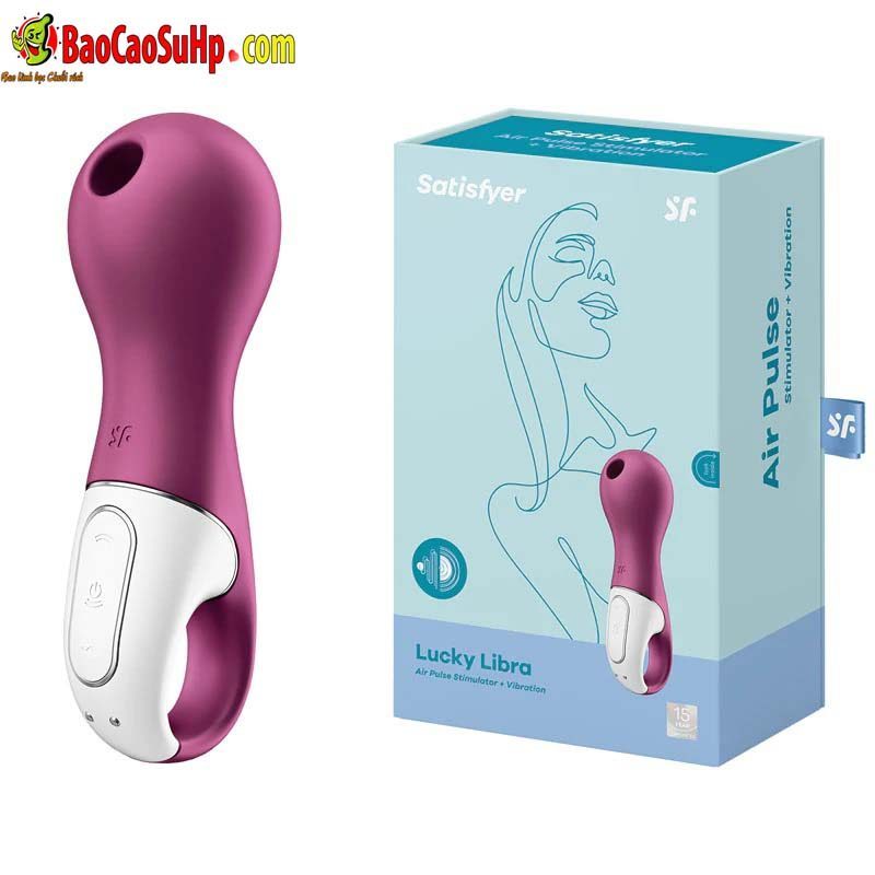 Sextoys Satisfyer Lucky Libra 2in1 rung hút âm vật Mỹ cao cấp đáng thử