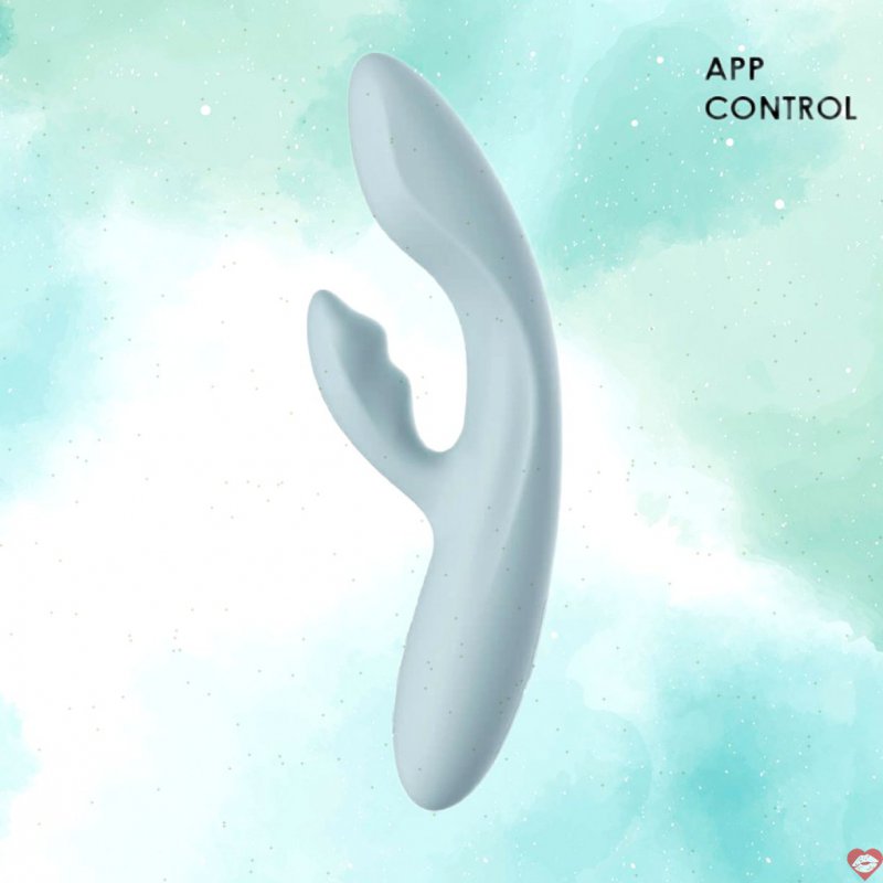 SVAKOM Chika sextoy điều khiển bằng App 2 nhánh rung sưởi ấm 38 độ C