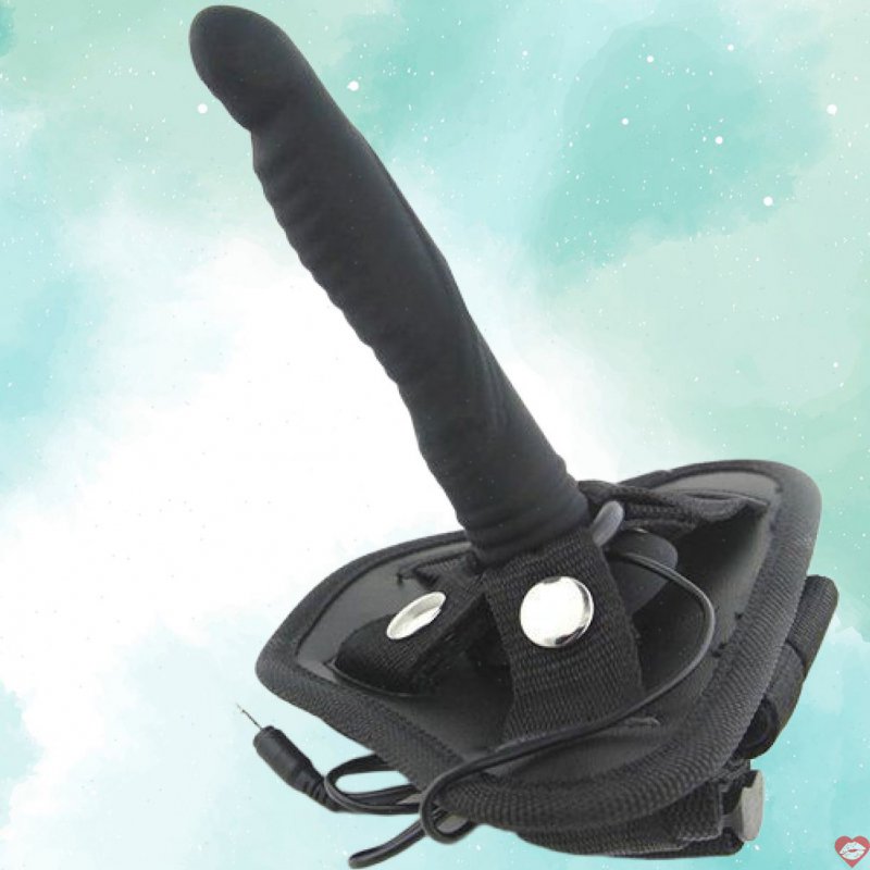 Dương vật giả đai đeo rung Aphrodisia cho Les silicon + ABS cao cấp 
