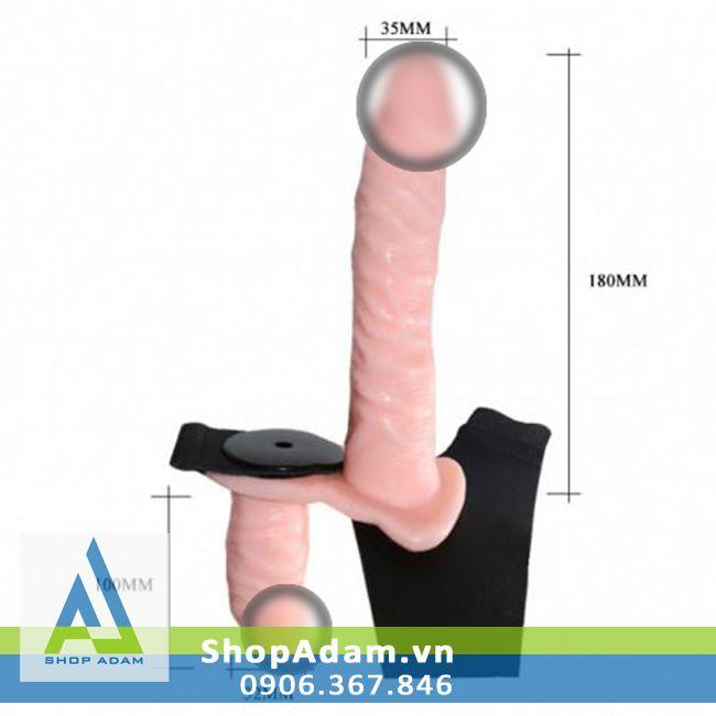 Dương vật giả dây đeo có 2 đầu rung Ultra Passionate Harness