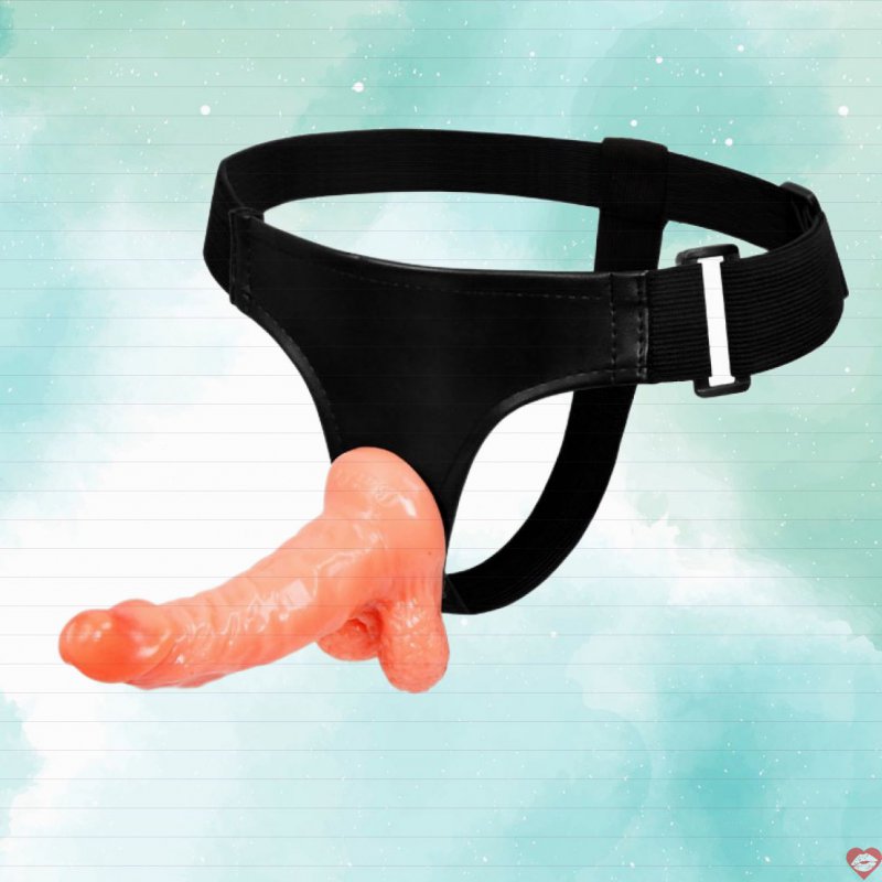 Dương vật giả silicone mềm đeo dây cao cấp cực thật kích thích 