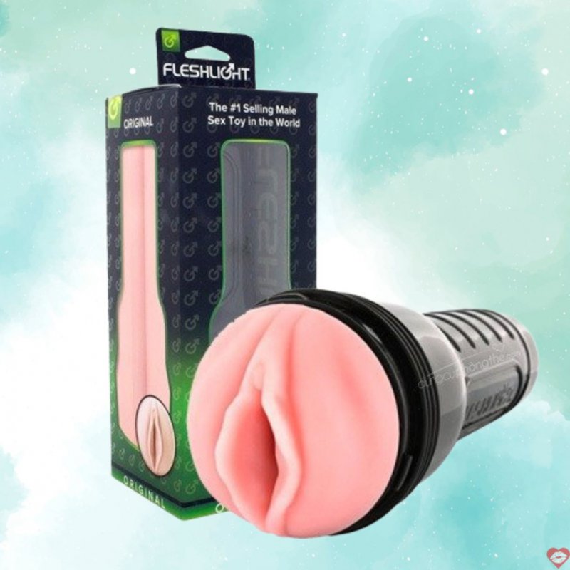 Đèn Pin Thủ Dâm Nam Black Fleshlight Cao Cấp, Hỗ Trợ Thủ Dâm Dễ Dàng 