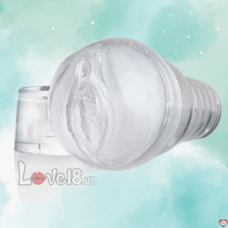 Đèn pin thủ dâm trong suốt Ice Fleshlight sextoy nam silicon Mỹ 