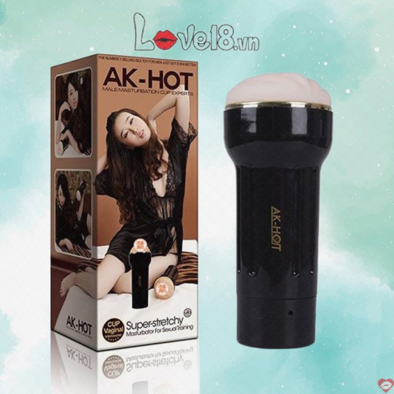 Âm đạo giả cốc AK Hot mềm mại chân thật, sextoy Nhật bản 