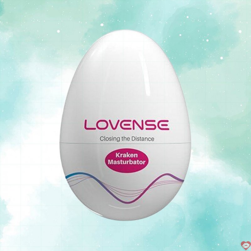 Trứng thủ dâm nam Lovense Kraken co giãn mạnh mẽ kích thích 