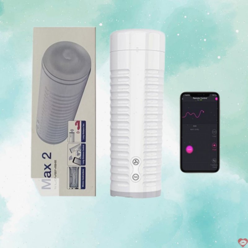Lovense Max 2 âm đạo giả tự động cao cấp rung co bóp điều khiển từ xa bằng smartphone