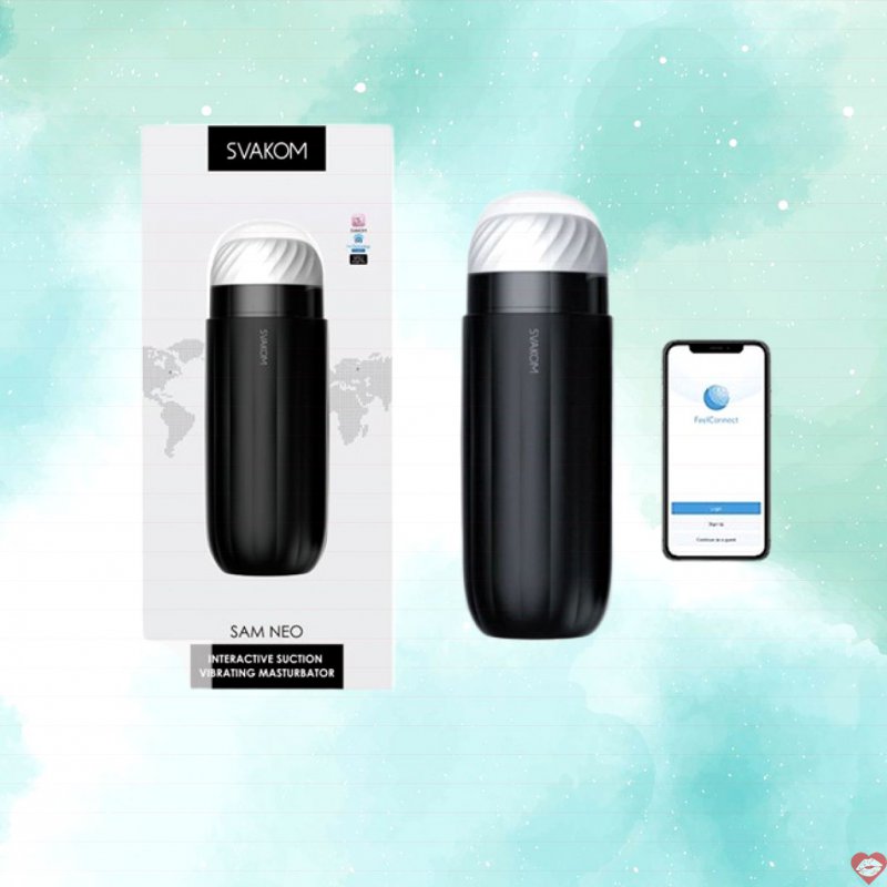 Svakom Sam Neo Cốc Thủ Dâm Tự Động Rung Hút Co Bóp Điều Khiển App 
