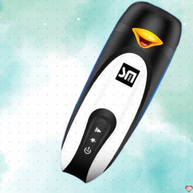 Sextoy cốc thủ dâm Shuangmi Penguin thụt giật nhỏ gọn.