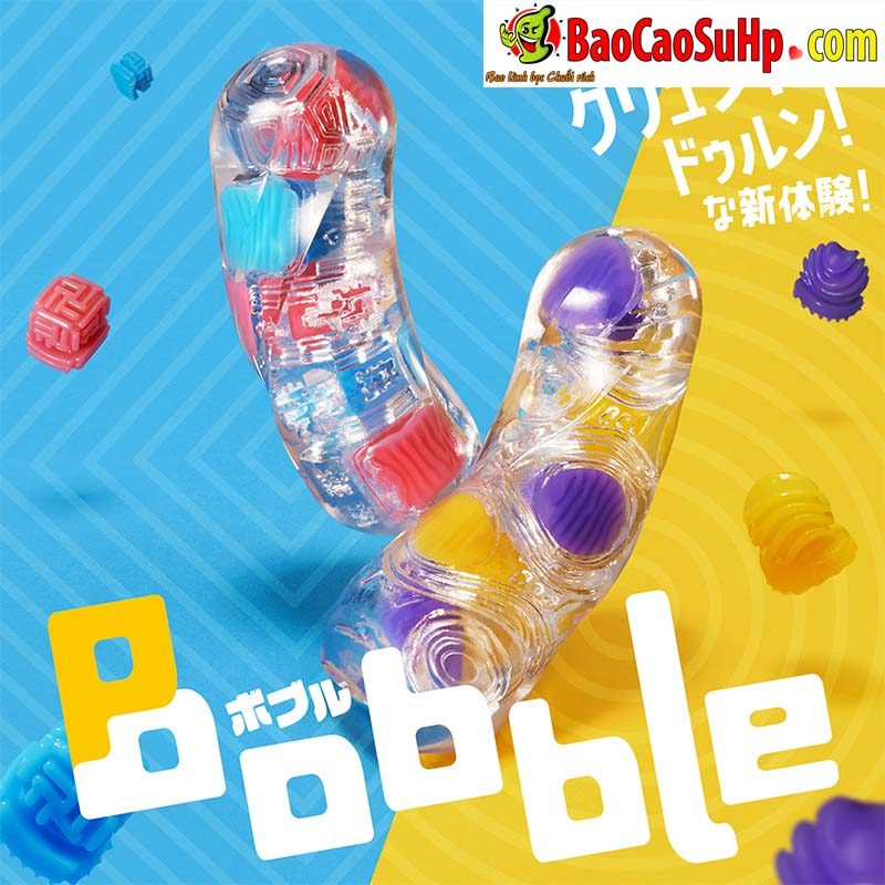 Cốc thủ dâm Tenga Bobble sắc màu độc đáo Nhật Bản