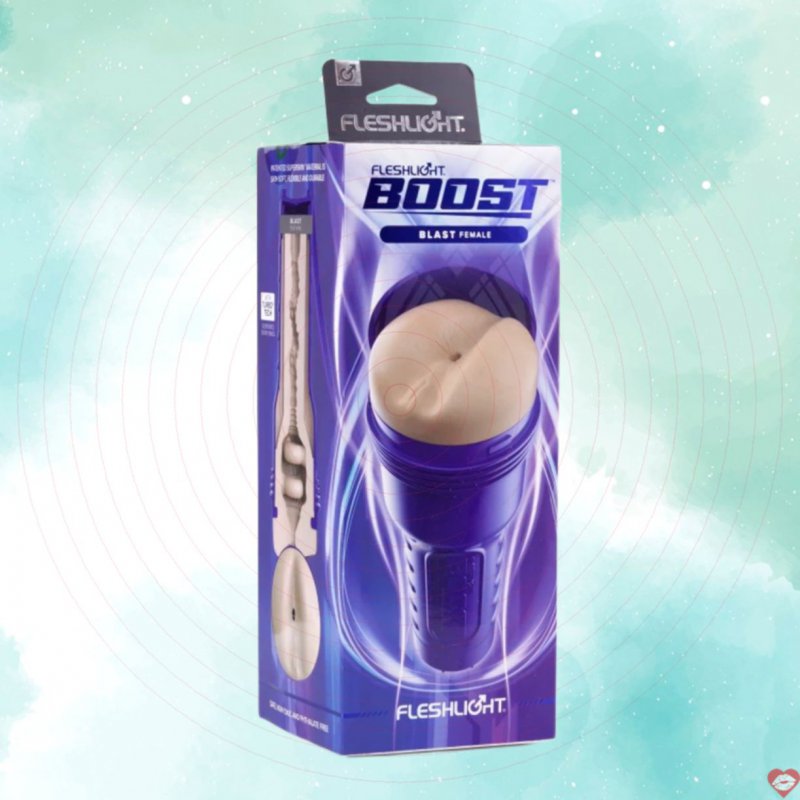 Fleslight Boost Blast Female hậu môn giả Turbo Tech siêu thực 