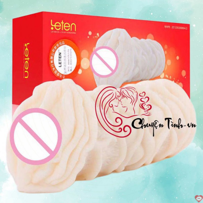 Âm đạo giả Leten 3D ruột đỏ silicon y mềm mịn kích thích mạnh 