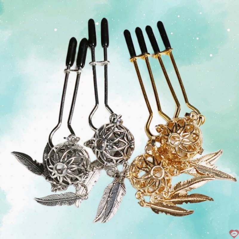 Bộ kẹp vú bạo dâm charm đèn phát sáng tăng hưng phấn phòng the 