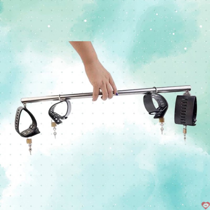Còng tay chân sắt bọc da cao cấp BDSM trói buộc kích thích 