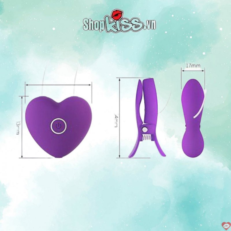 Bộ kẹp vú có rung Omysky Enjoy Love