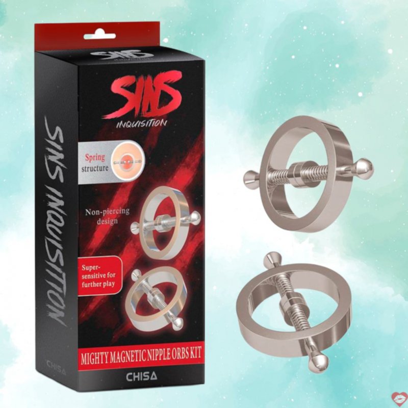 Kẹp vú kích thích đầu ti Chisa Sins Inquisition Spring Metal