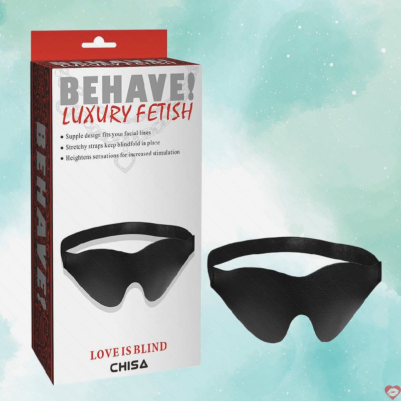 Bịt mắt BDSM Chisa Behave! Luxury Fetish Love Is Blind Classic