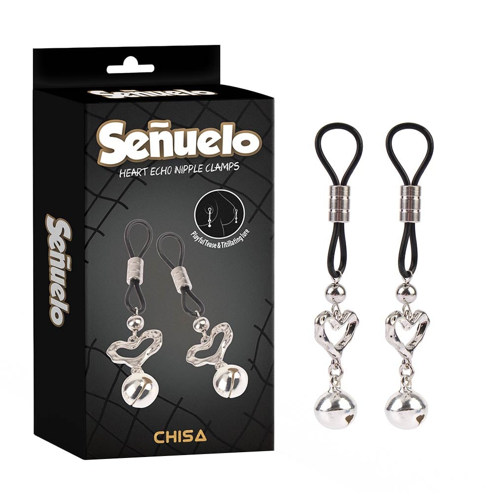 Kẹp vú Chisa Senuelo Heart Echo kích thích đầu ti đầy cảm hứng