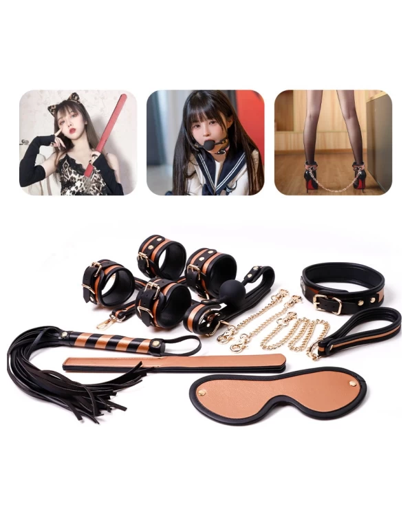 Yeain Deluxe Bondagekit 8 món BDSM sang trọng kích thích đam mê