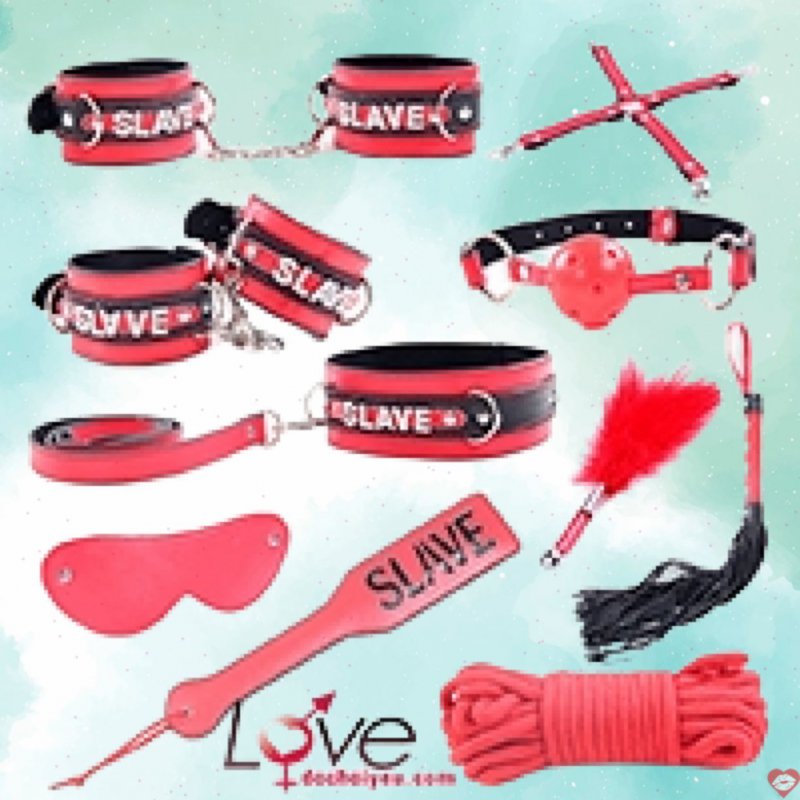 Bộ Đồ Bạo Dâm 10 Món Slave Cao Cấp