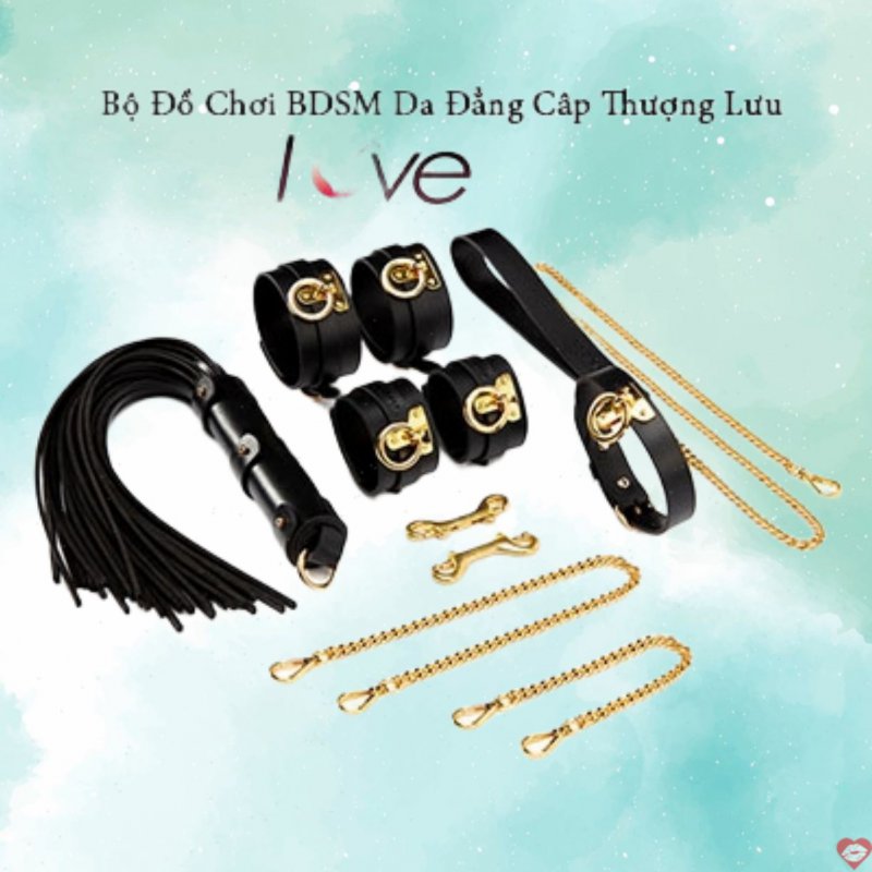 Bộ đồ chơi BDSM da đẳng cấp thượng lưu