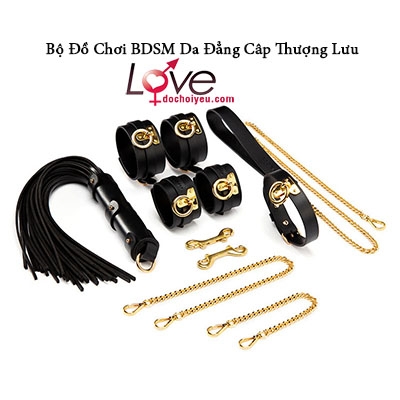 Bộ chơi BDSM da cao cấp kích thích cực mạnh cho cặp đôi mê trải nghiệm