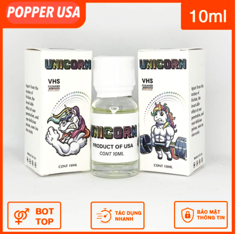  Nhập sỉ Popper Unicorn chai hít kích thích chính hãng Mỹ 10ml mới nhất