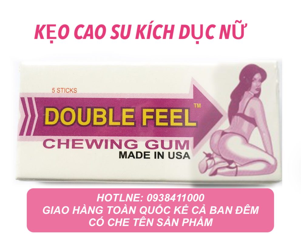  Cửa hàng bán Singum Double Feel Chewing Gum kẹo cao su kích dục nữ chính hãng Mỹ cao cấp