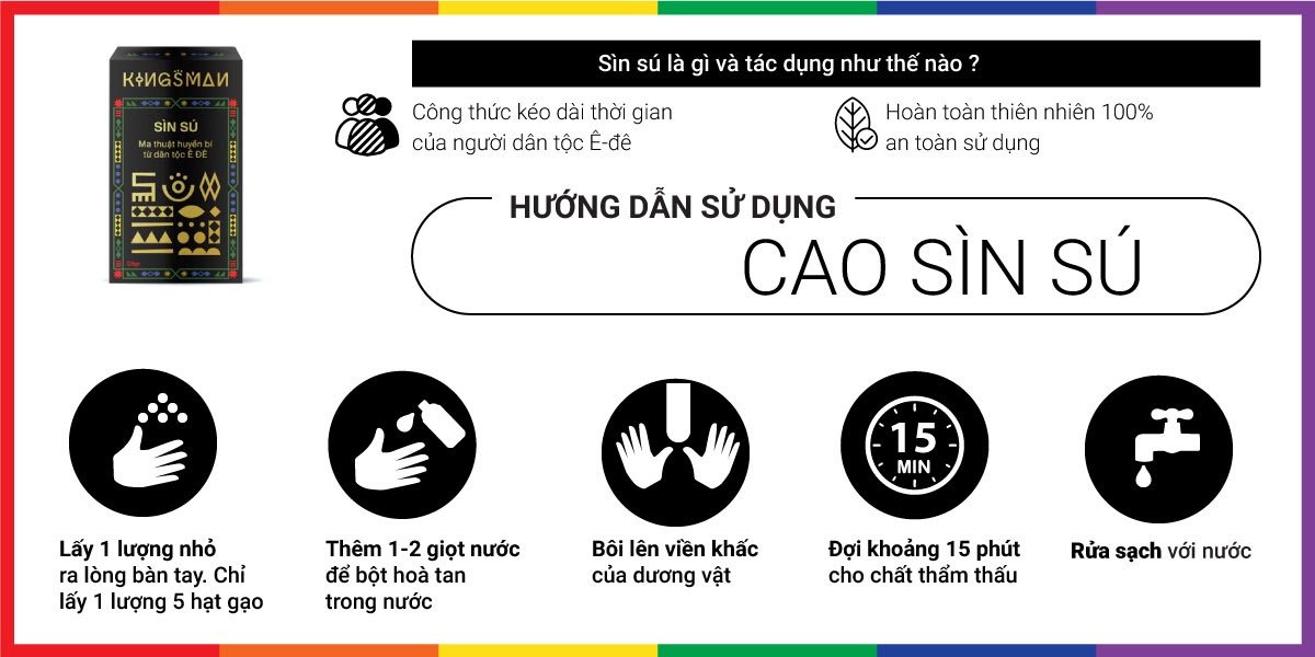 Cung cấp Bột sìn sú Kingsman - Kéo dài thời gian - Gói 0.5gr loại tốt