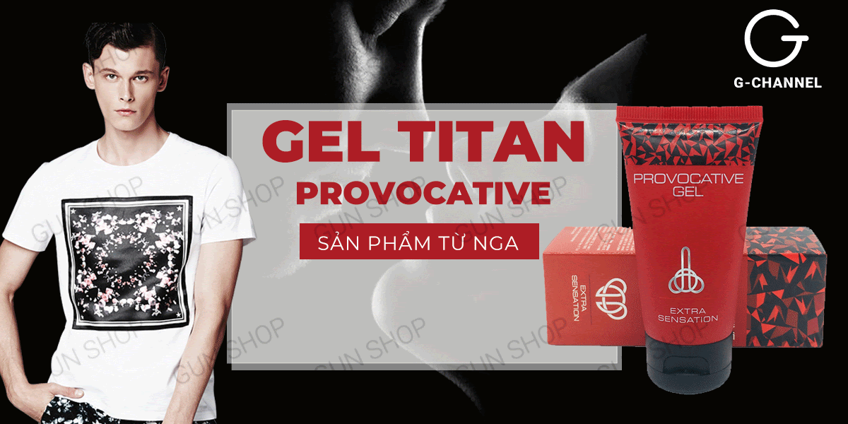  Nơi bán Gel bôi trơn tăng kích thước cho nam - Titan Provocative - Chai 50ml loại tốt