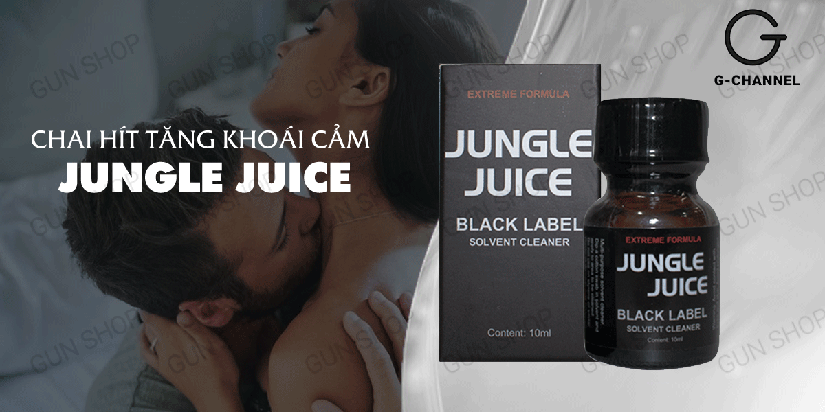  Bán Chai hít tăng khoái cảm Popper Jungle Juice Black Label - Chai 10ml giá rẻ