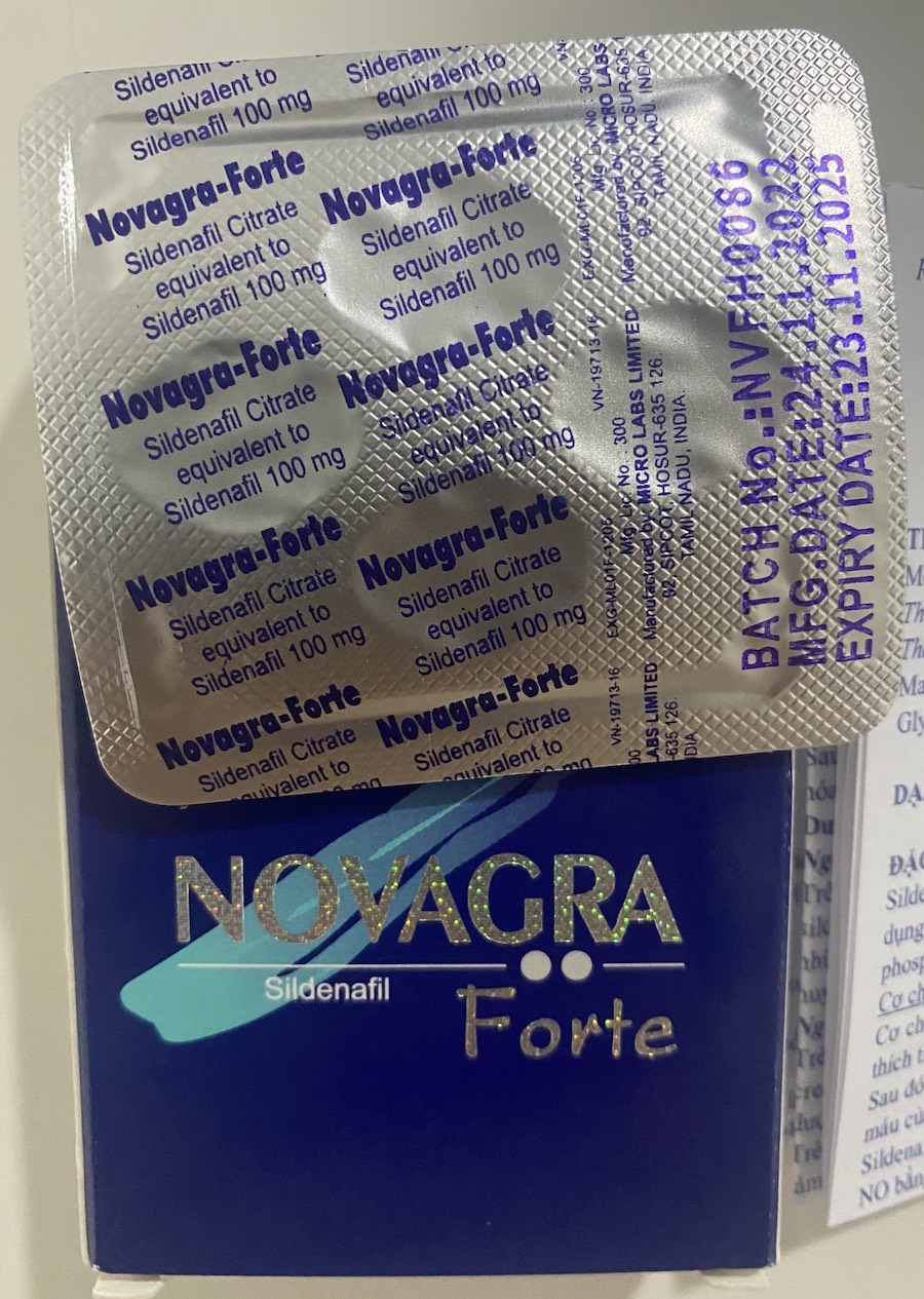  Cửa hàng bán Thuốc Novagra Forte 100mg cương dương Ấn Độ chống xuất tinh sớm tăng sinh lý chính hãng