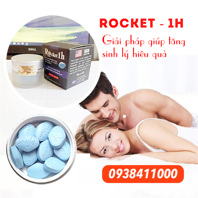 Phân phối Thuốc Rocket 1h mỹ chính hãng viên uống cường dương tăng sinh lý nam giới giá sỉ