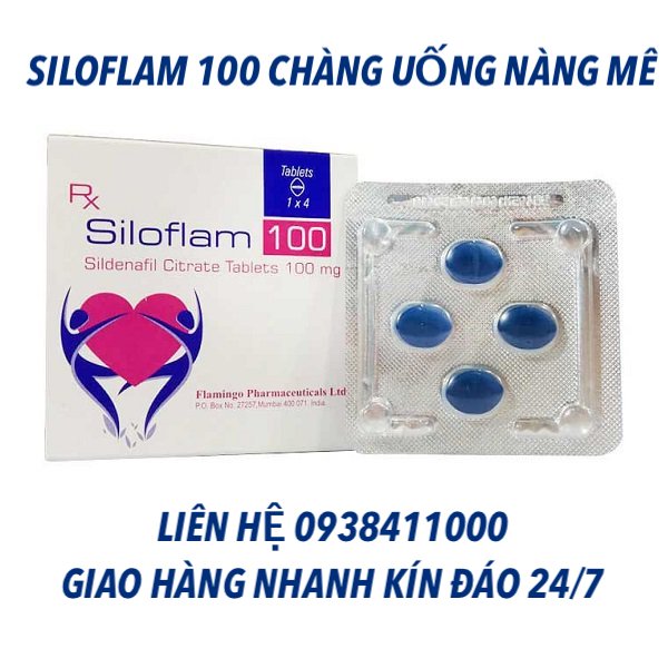  Giá sỉ Viên uống SILOFLAM 100MG thuốc cường dương dành cho nam giới trị xuất tinh sớm kéo dài thời gian quan giá rẻ
