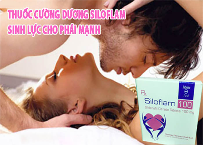  Giá sỉ Viên uống SILOFLAM 100MG thuốc cường dương dành cho nam giới trị xuất tinh sớm kéo dài thời gian quan giá rẻ