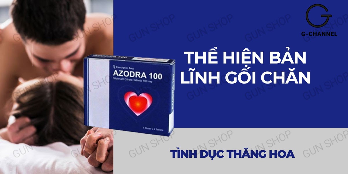  Shop bán Viên uống hỗ trợ cương dương tăng cường sinh lý Azodra 100mg - Hộp 4 viên chính hãng